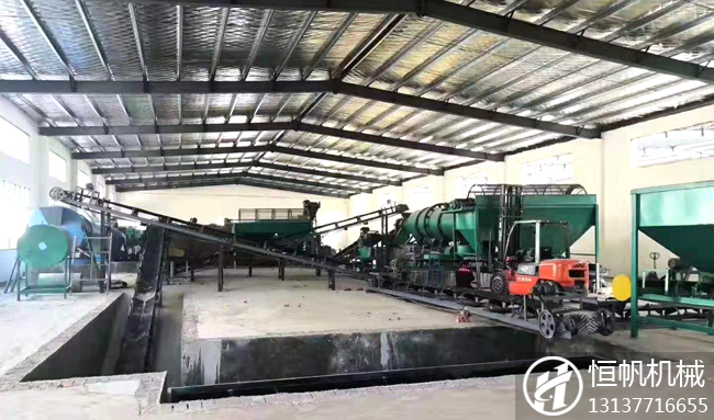 经过有机肥设备处理之后的羊粪更容易被植物吸收(图1) 羊粪有机肥生产线