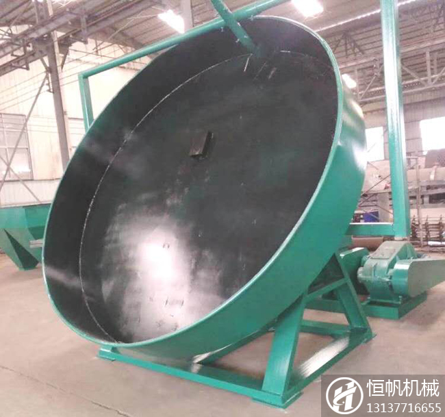 有机肥生产线厂家必备,有机肥制作方法(图3) 有机肥圆盘造粒机